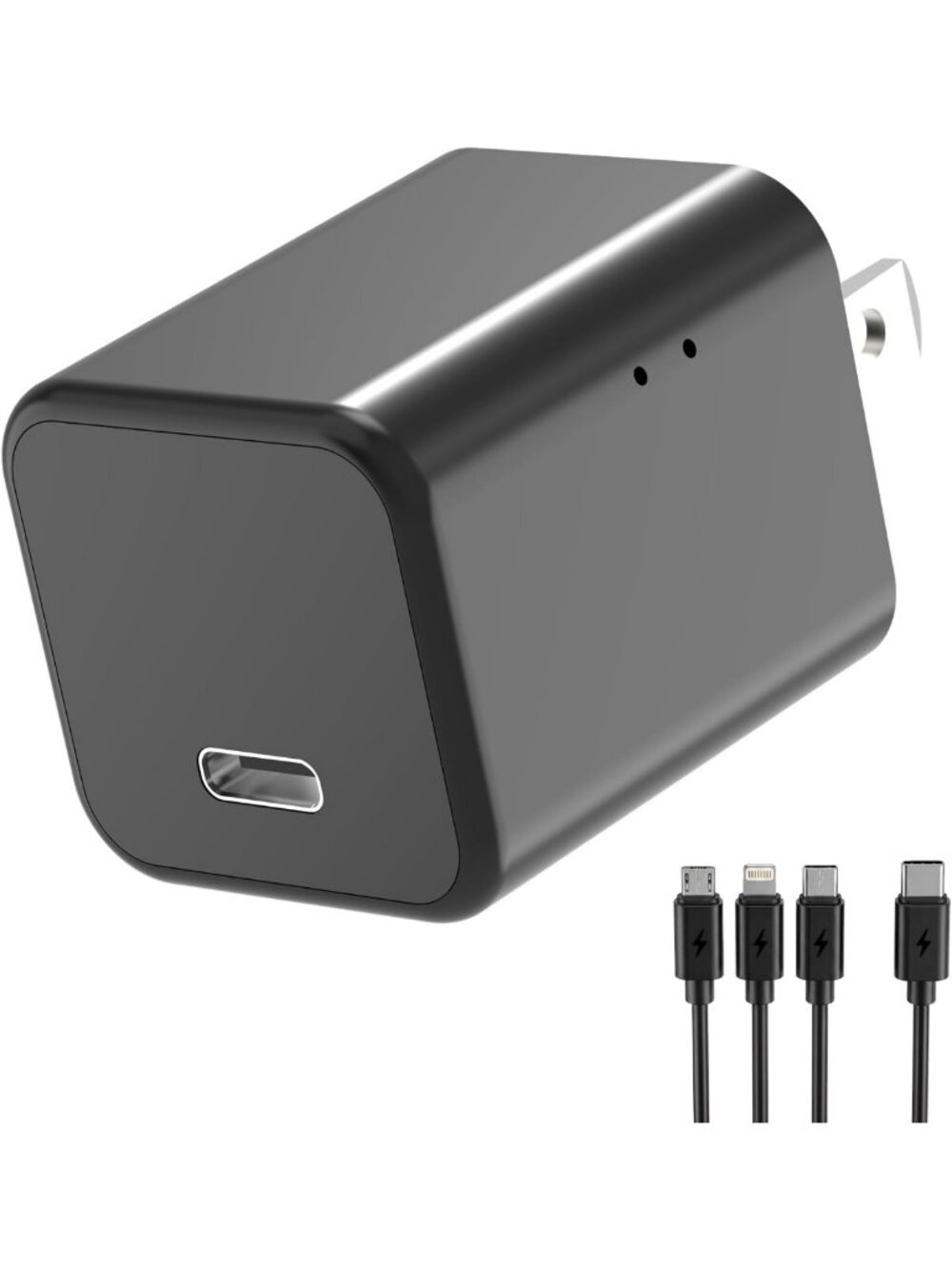 1080P HD Indoor WiFi Camera with Motion Detection, Type-C Charger, Mini Plug-in